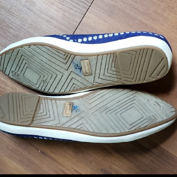 Sanuk Kat Prowl Canvas Flats- Blue Sz 7 - Picture 4 of 4